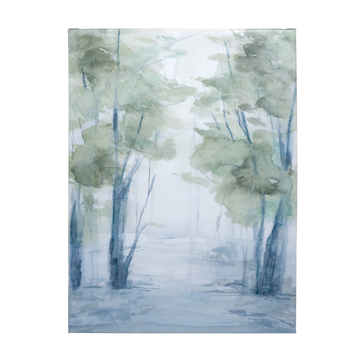 Forest Dew I by Melody Ducharme a Hand Embellished Textured Canvas by Mercana at Eve Furniture