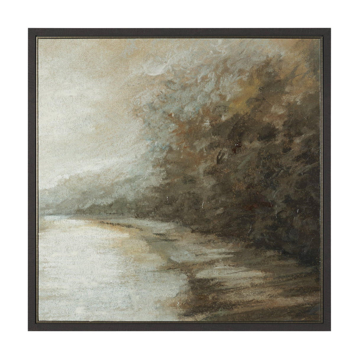 Forest Edge II by Mercana Studio Hand-Embellished Textured Framed Canvas Artwork by Mercana at Eve Furniture