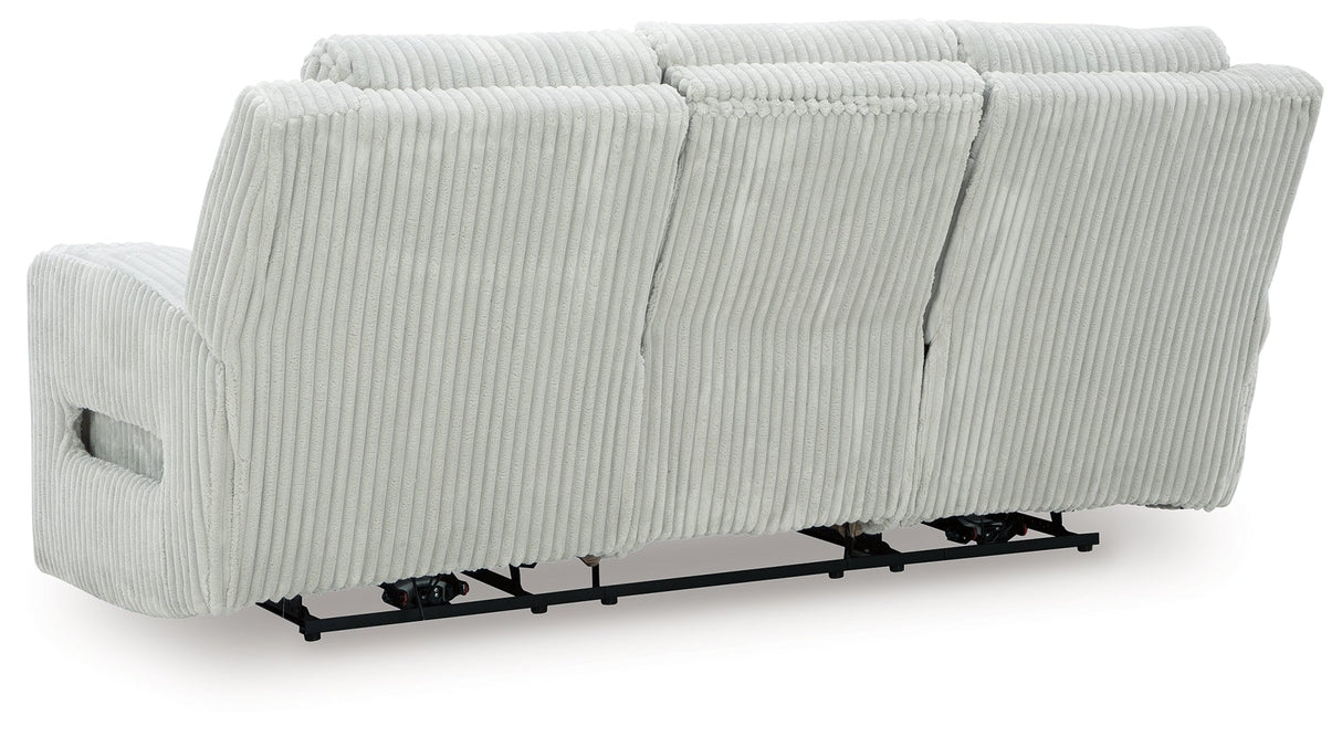 Forest Lake Alloy Power Reclining Sofa by Ashley at Eve Furniture