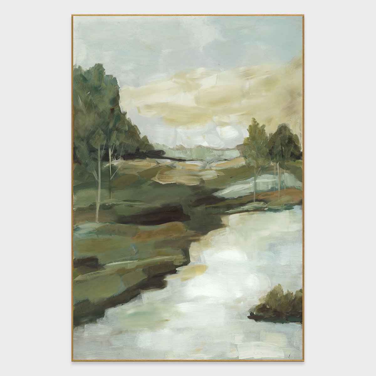 Forest Park Multicolor Painting Art by Buddy Whitlock by Classic Home at Eve Furniture