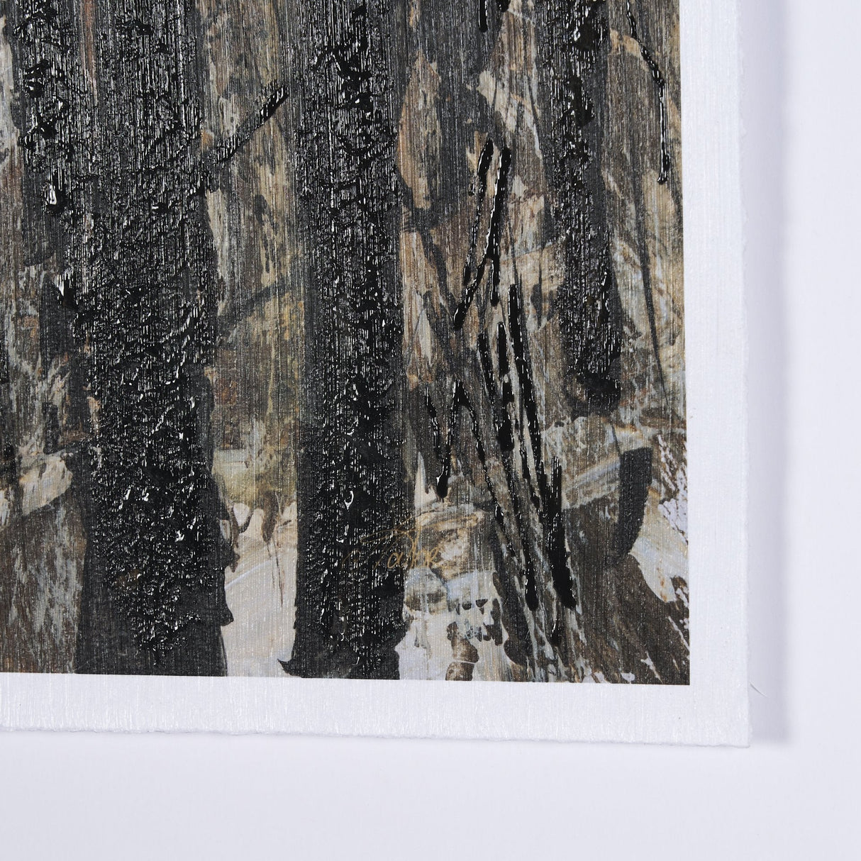 Forest View II by Mercana Studio a Hand Embellished Textured Framed Art Print Matted under Glass by Mercana at Eve Furniture