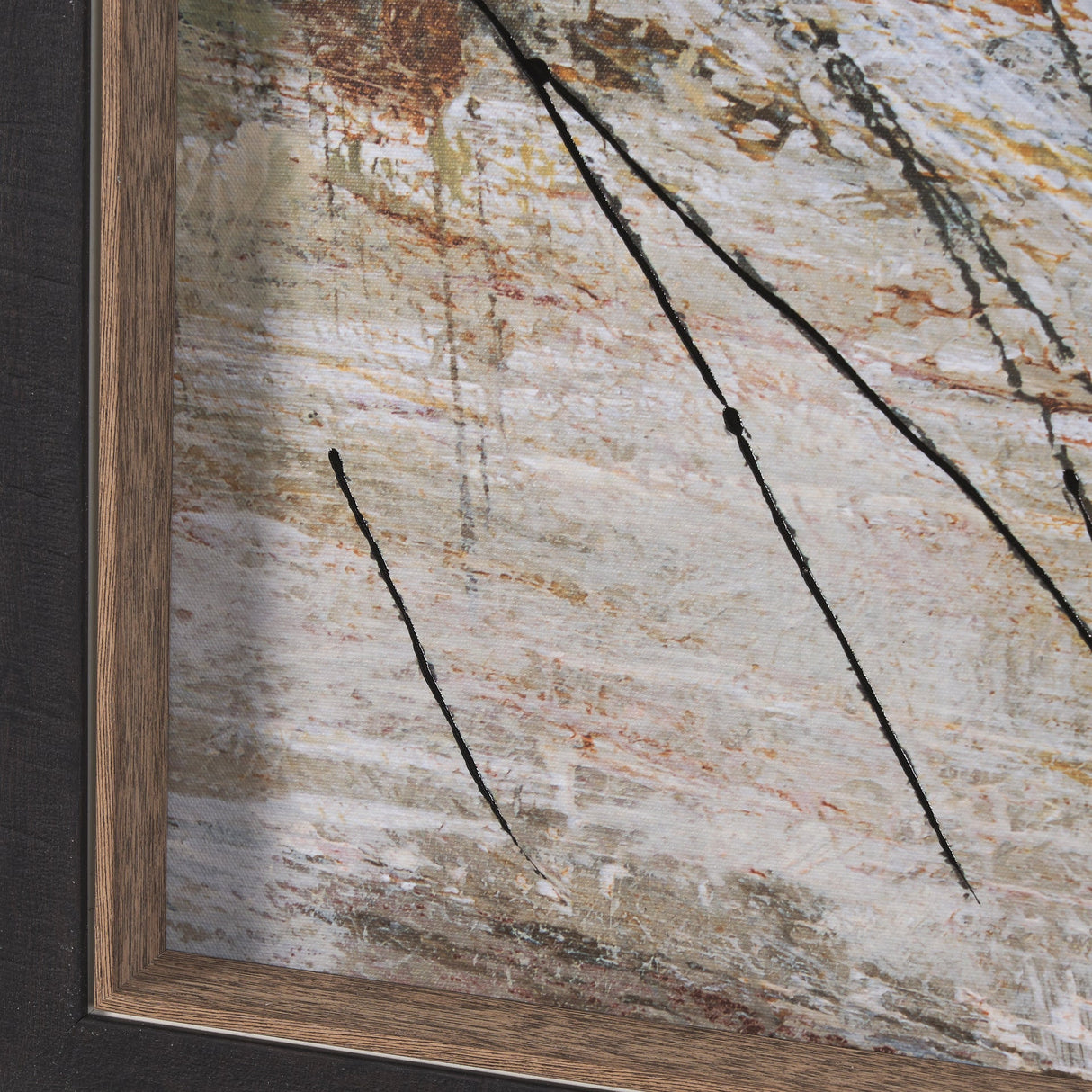 Forest View V by Mercana Studio a Hand Embellished Textured Framed Art Print by Mercana at Eve Furniture