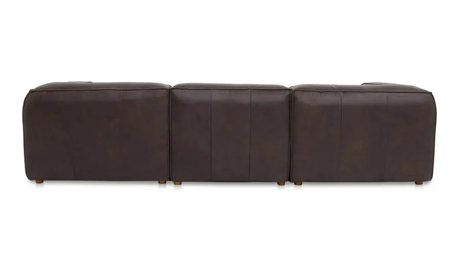 Form Classic L-Shaped Modular Sectional Espresso Brown by Moe's Home at Eve Furniture
