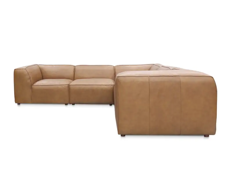 Form Dream Modular Sectional Sonoran Tan Leather by Moe's Home at Eve Furniture