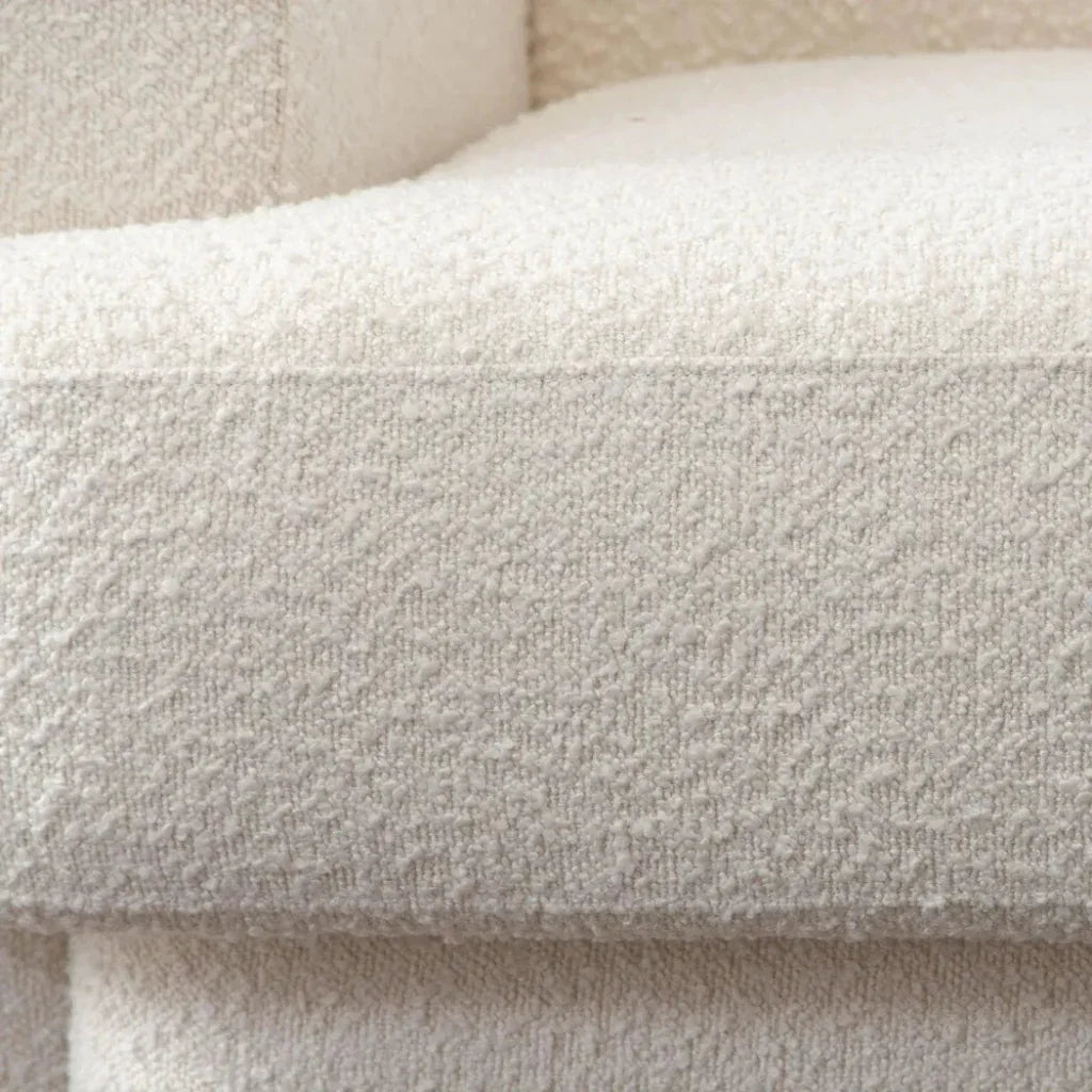 Form Ivory & Camel Boucle Fabric Arm Chair by Diamond Sofa at Eve Furniture