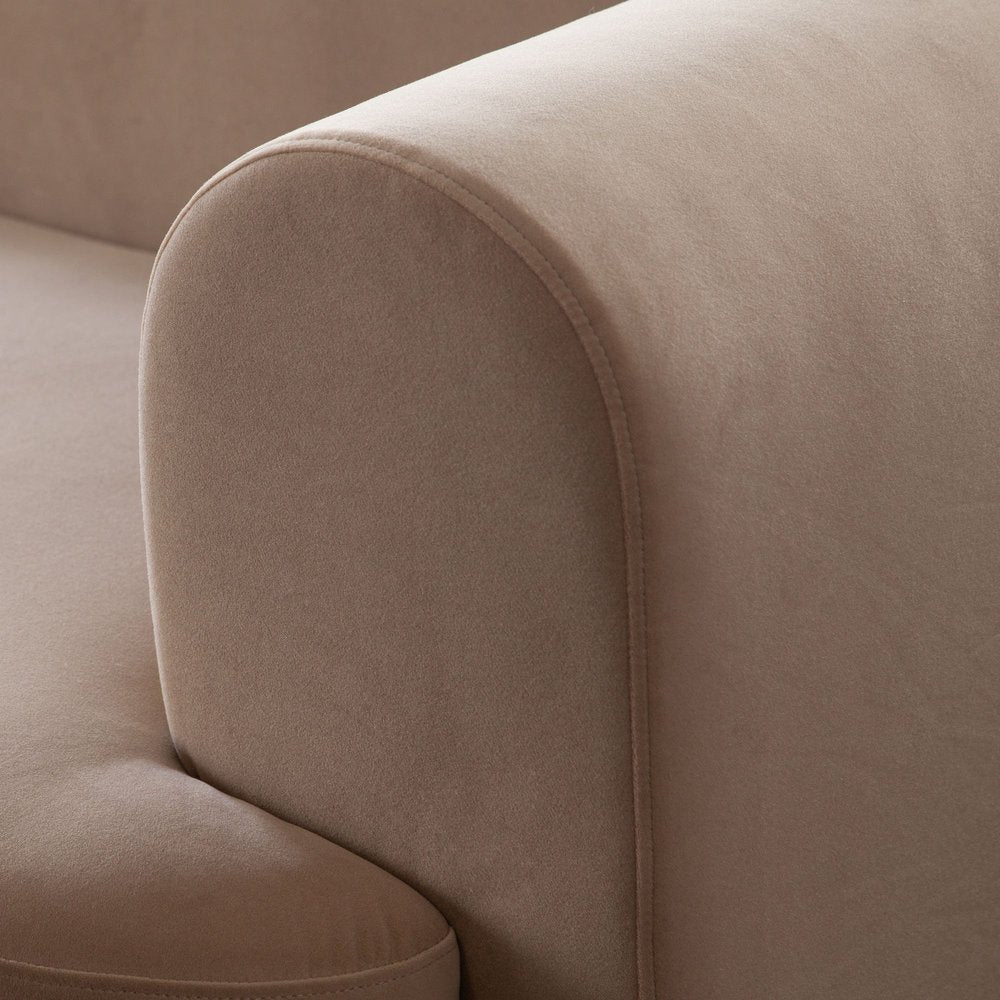 Form Ivory & Camel Boucle Fabric Arm Chair by Diamond Sofa at Eve Furniture