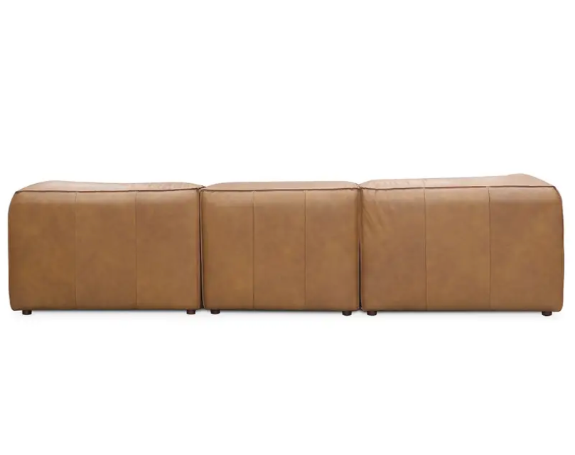 Form Lounge Modular Sectional Sonoran Tan Leather by Moe's Home at Eve Furniture
