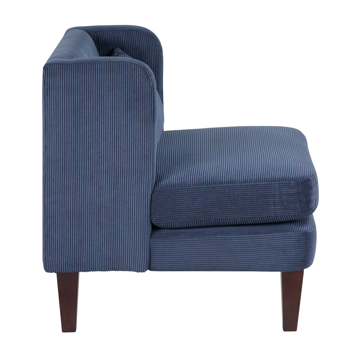 Forrester Blue Accent Chair by Homelegance at Eve Furniture