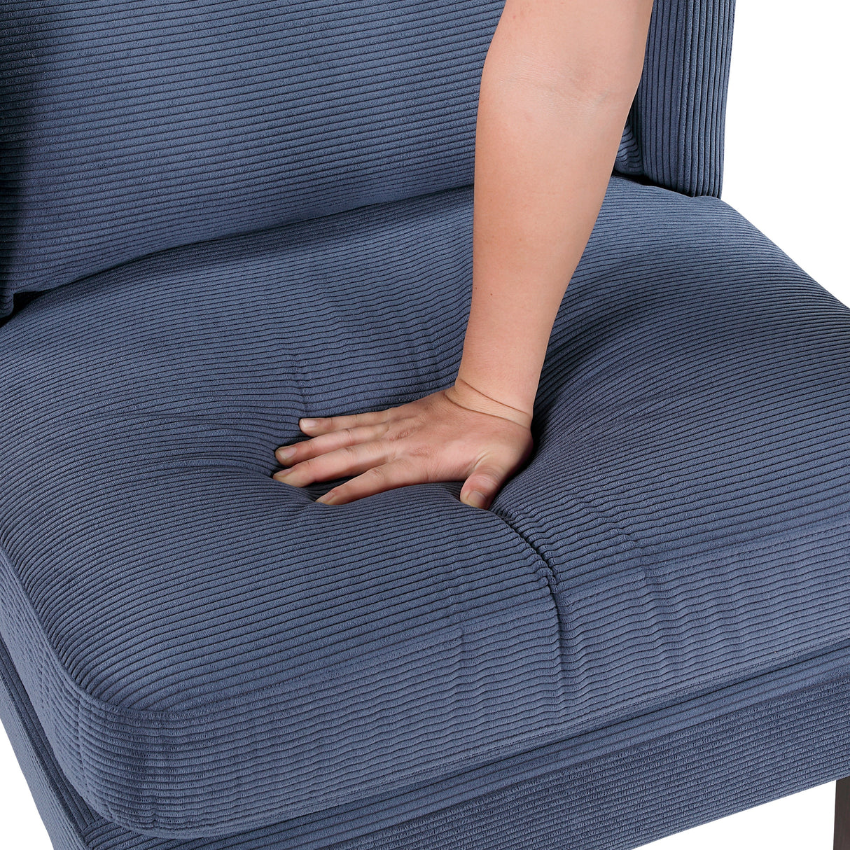 Forrester Blue Accent Chair by Homelegance at Eve Furniture