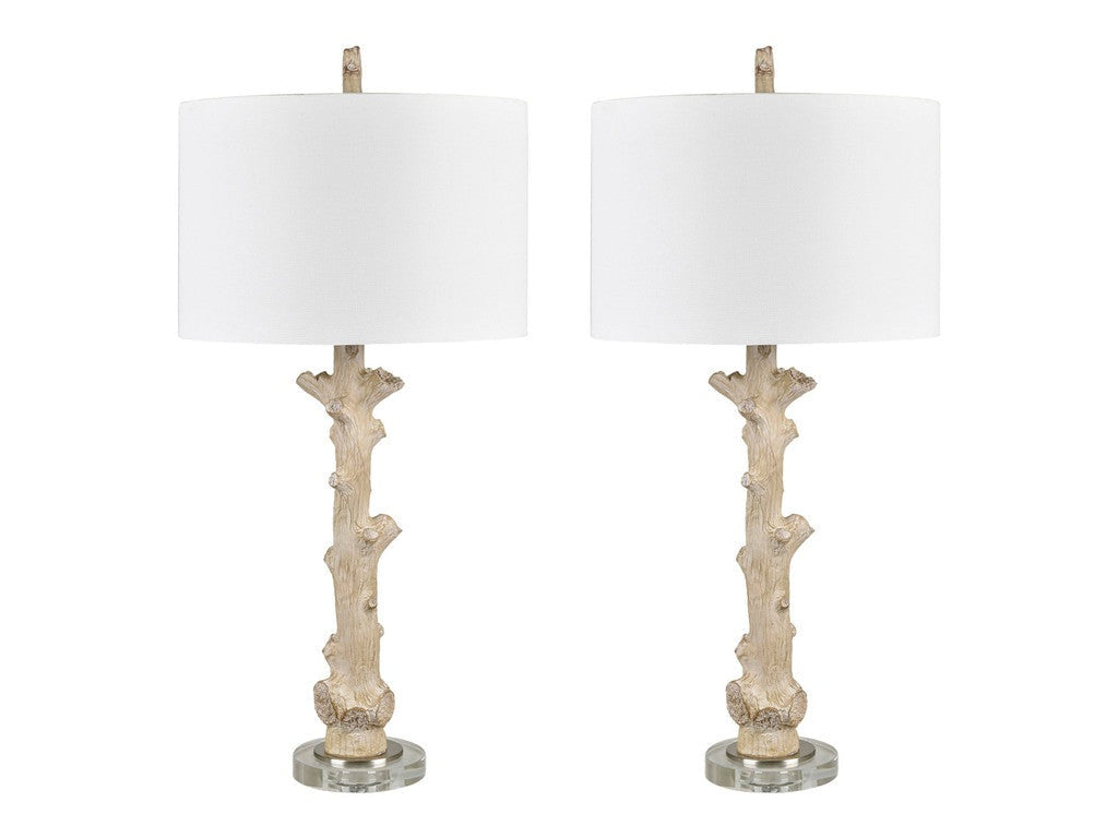 Forrester Tan Table Lamp (Set of 2) by Crestview at Eve Furniture