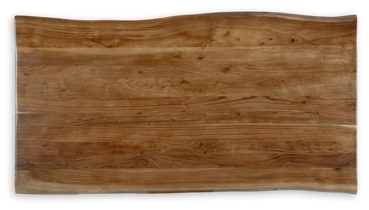 Fortmaine Brown/Black Dining Table by Ashley at Eve Furniture