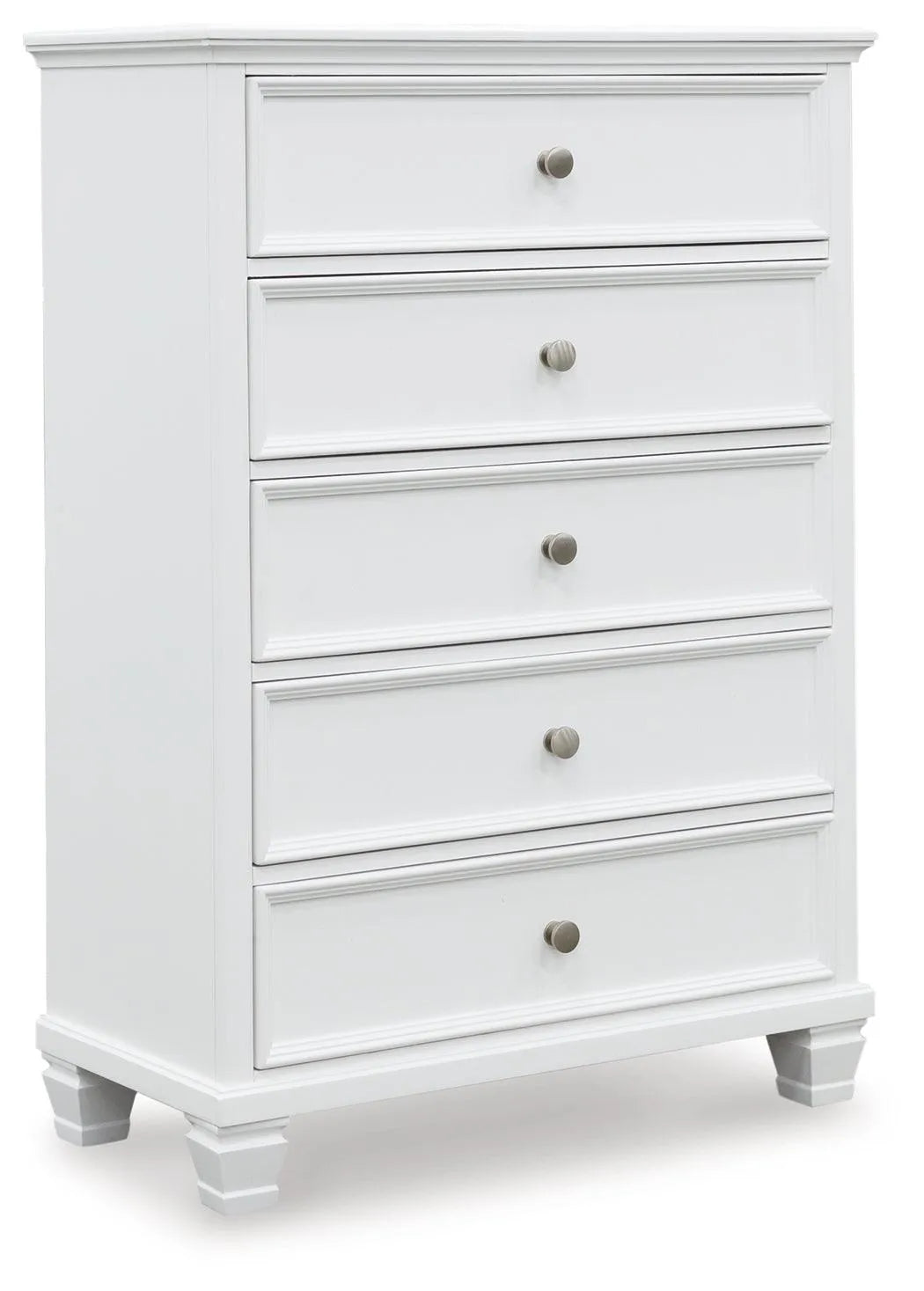Fortman White Chest of Drawers by Ashley at Eve Furniture