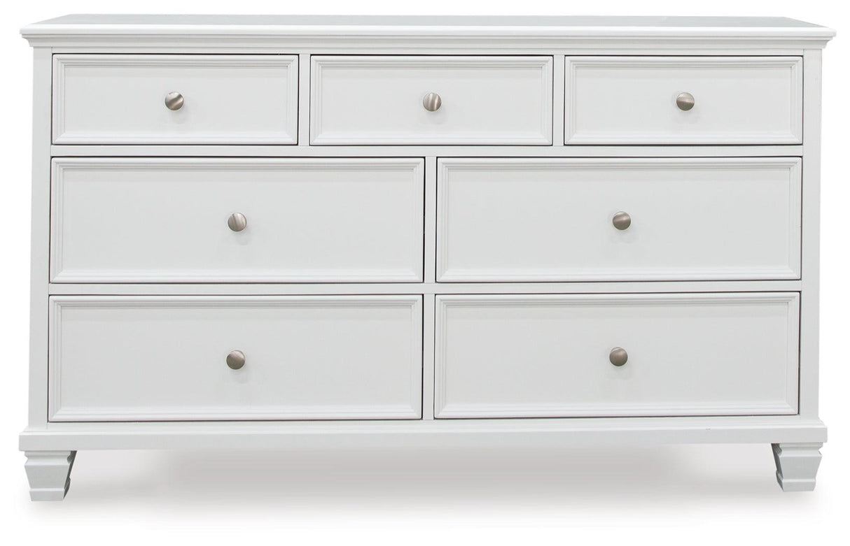 Fortman White Dresser by Ashley at Eve Furniture