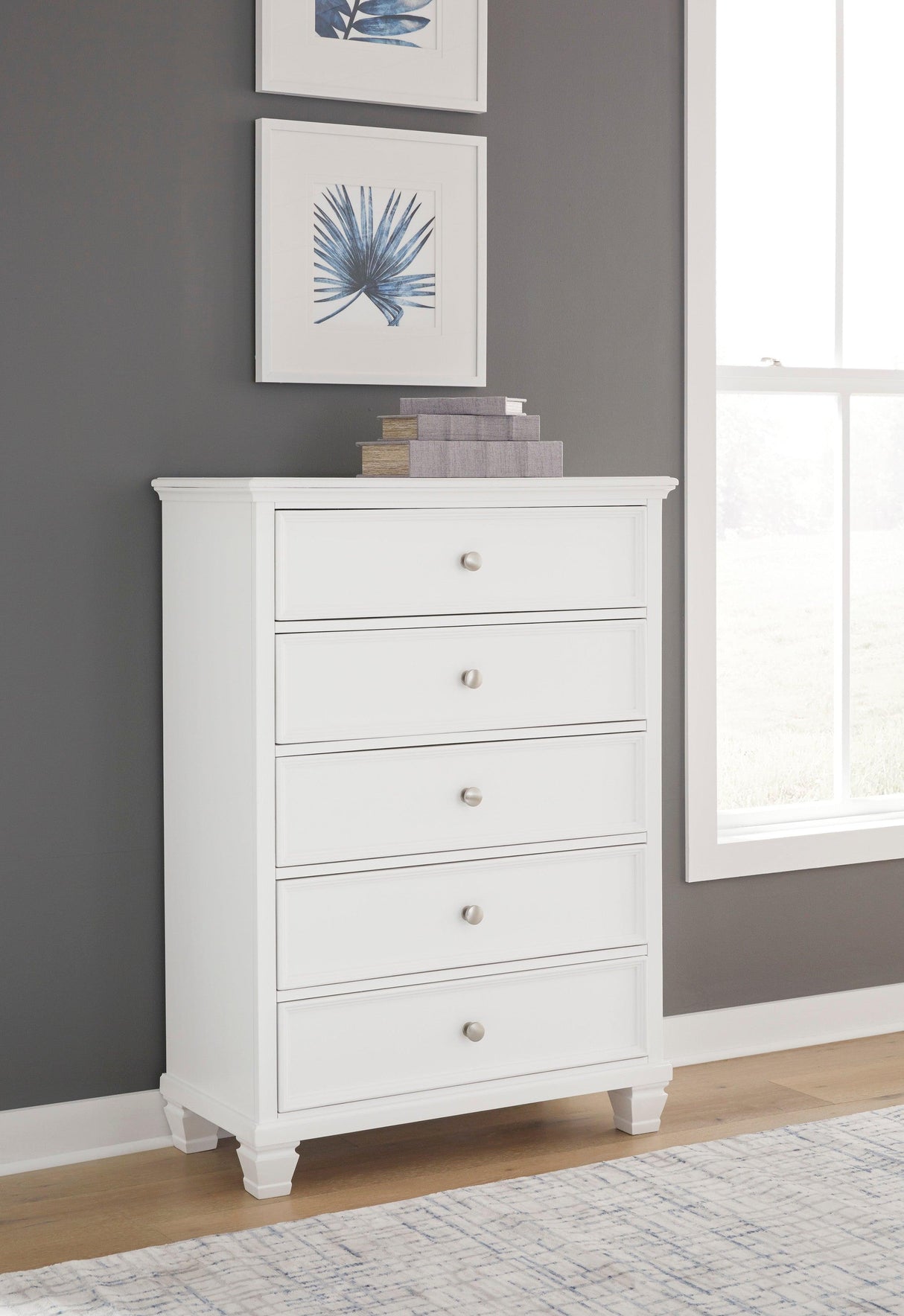 Fortman White Panel Bedroom Set by Ashley at Eve Furniture