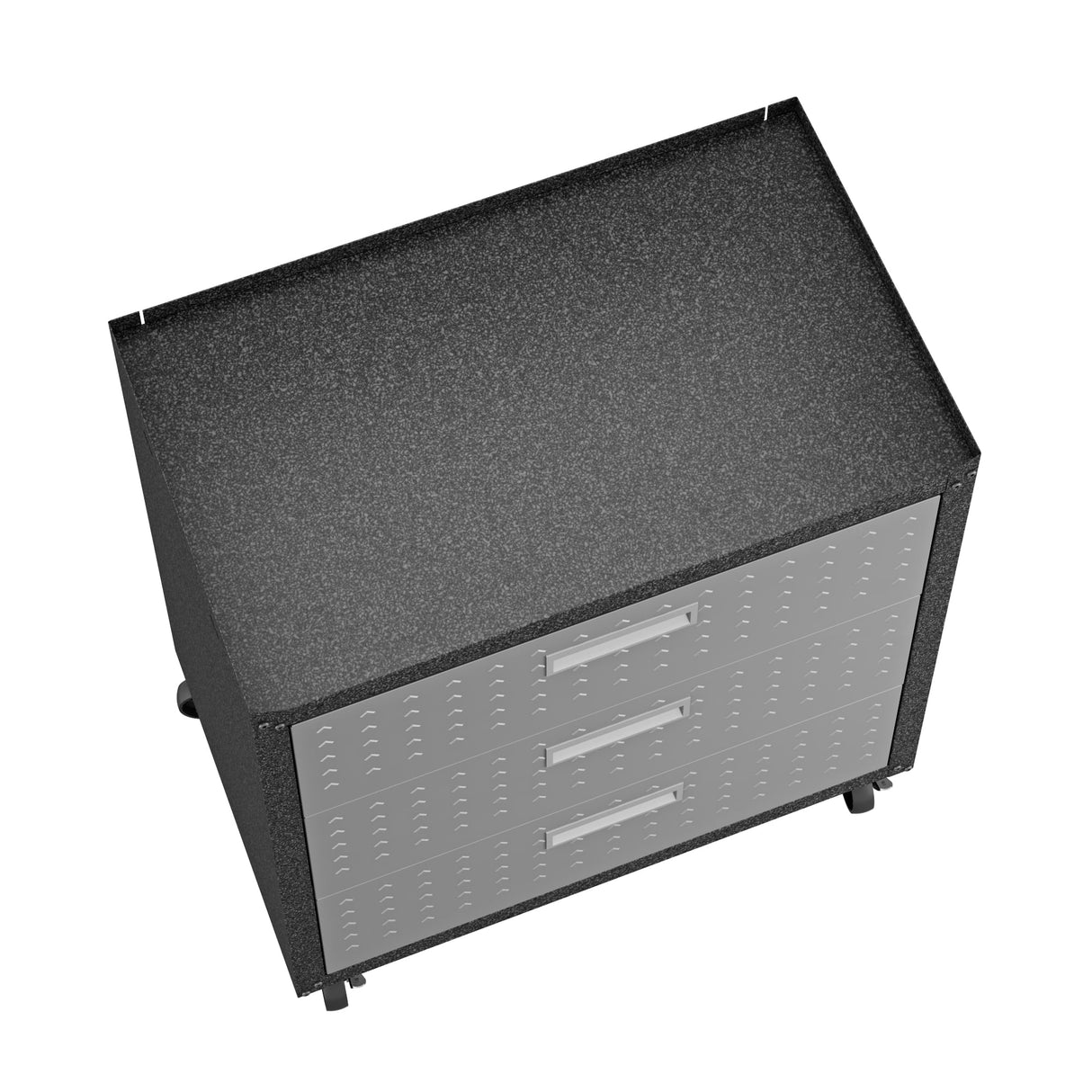 Fortress 31.5" Mobile Garage Chest with Drawers in Grey by Manhattan Comfort at Eve Furniture