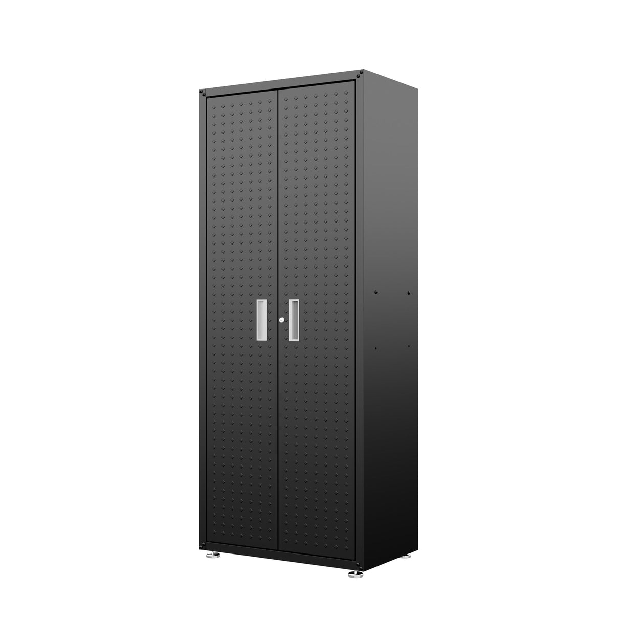 Fortress 74.8" Tall Garage Cabinet in Charcoal Grey by Manhattan Comfort at Eve Furniture