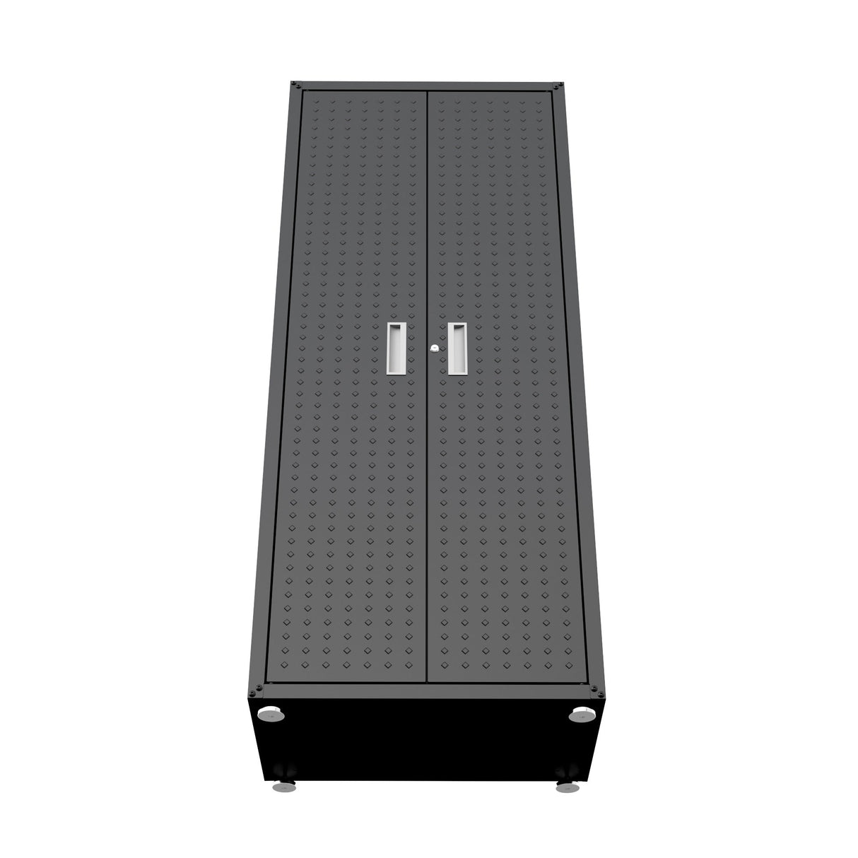 Fortress 74.8" Tall Garage Cabinet in Charcoal Grey by Manhattan Comfort at Eve Furniture