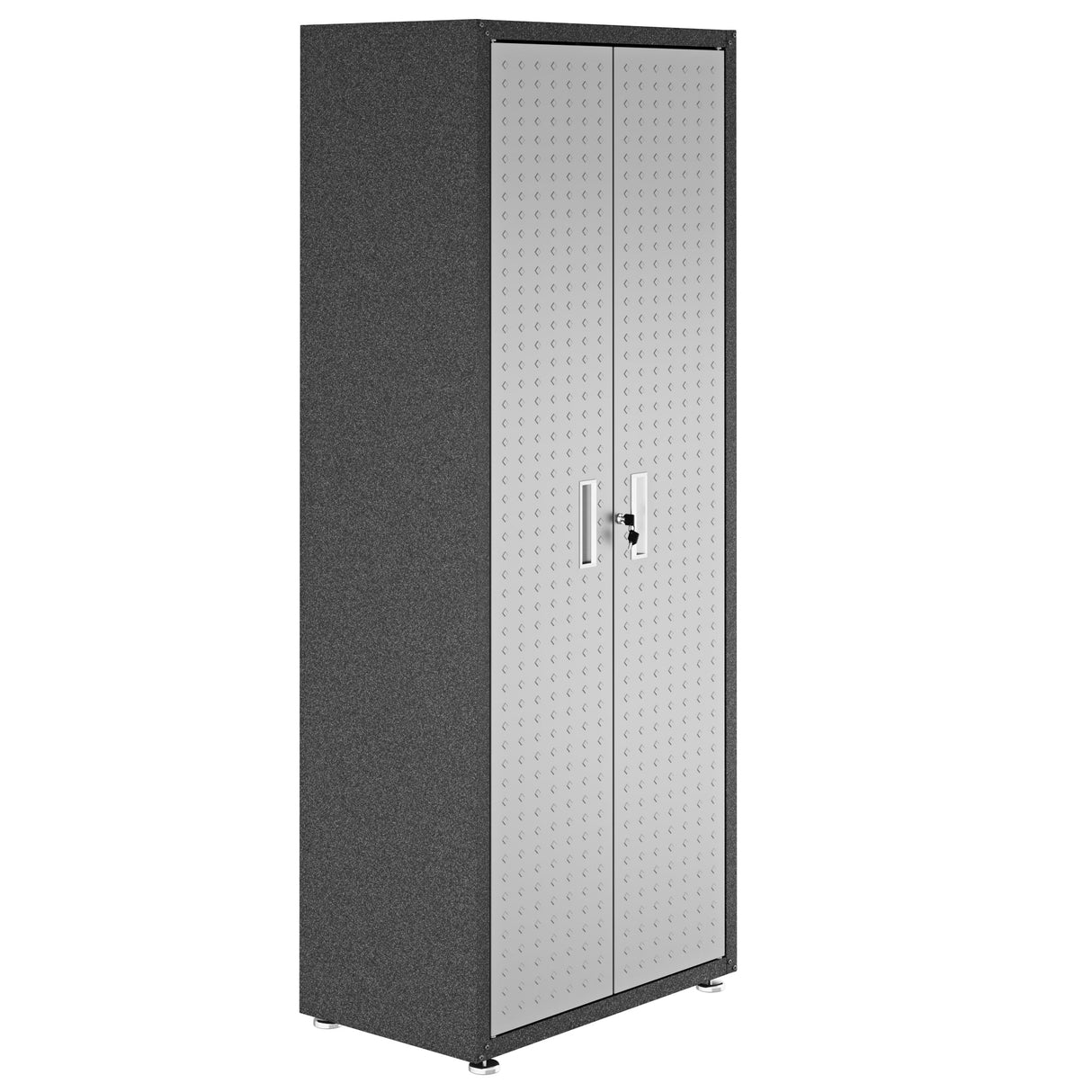 Fortress 74.8" Tall Garage Cabinet in Grey by Manhattan Comfort at Eve Furniture