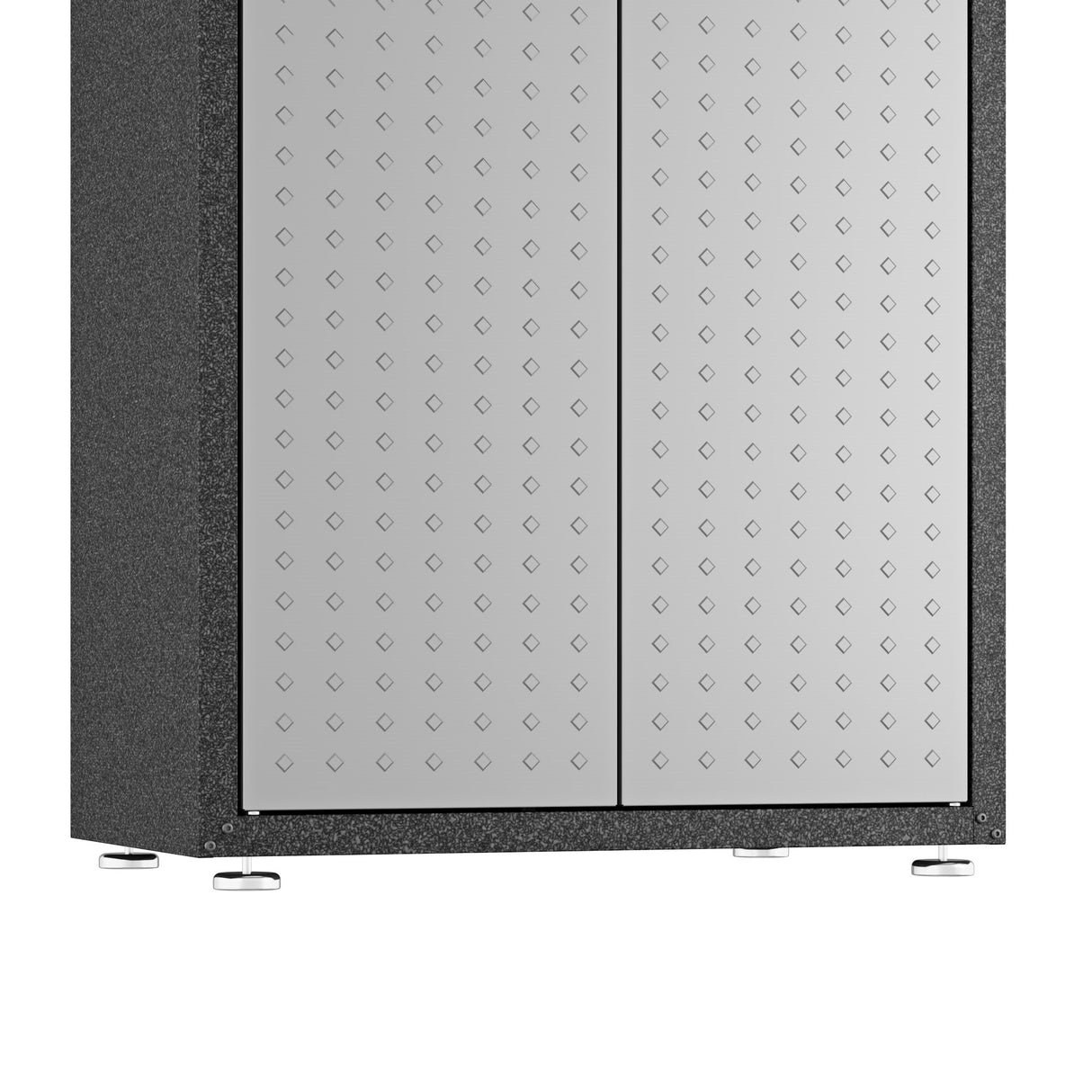 Fortress 74.8" Tall Garage Cabinet in Grey by Manhattan Comfort at Eve Furniture