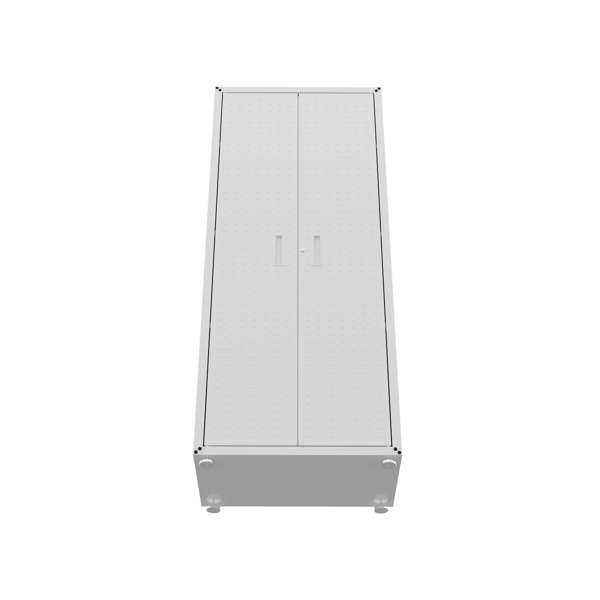Fortress 74.8" Tall Garage Cabinet in White by Manhattan Comfort at Eve Furniture