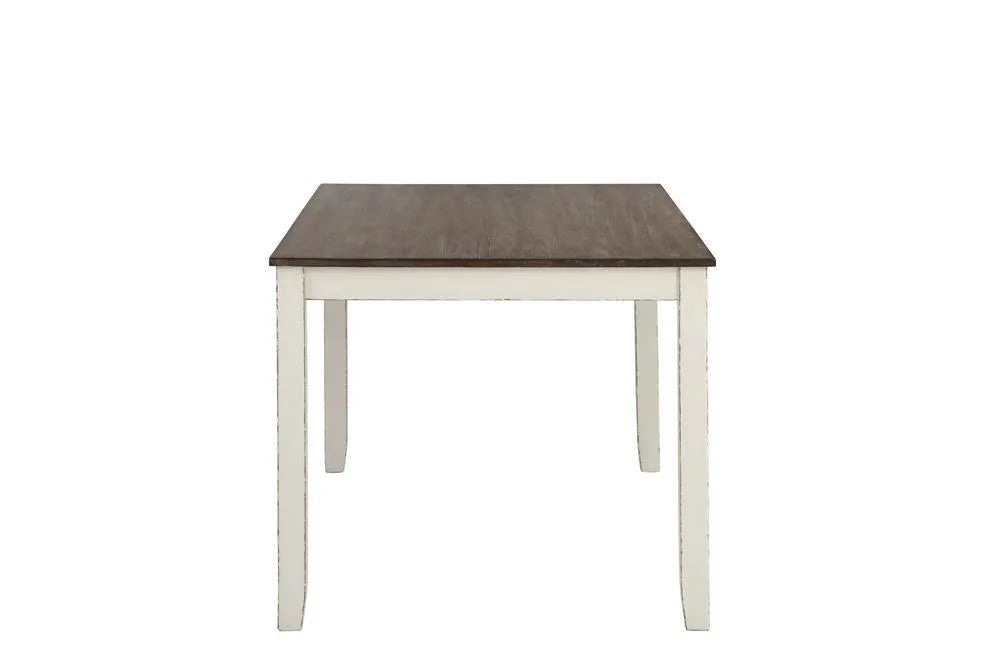Fortress Chestnut/Vintage White 7-Piece Dining Set by Coaster at Eve Furniture