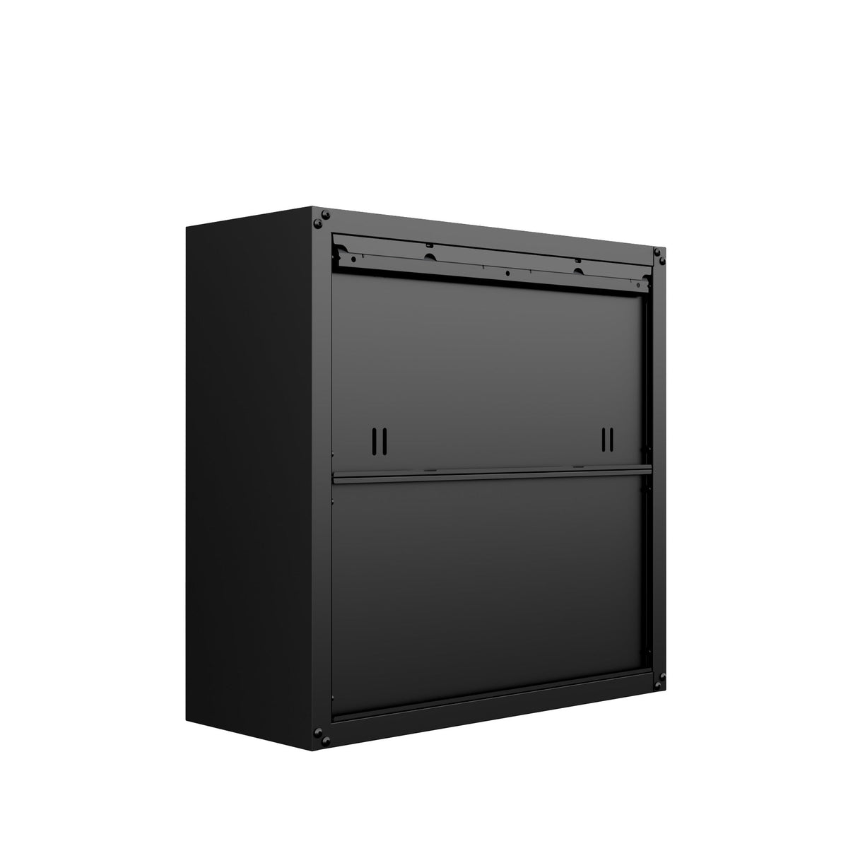 Fortress Floating Garage Cabinet in Charcoal Grey (set of 2) by Manhattan Comfort at Eve Furniture