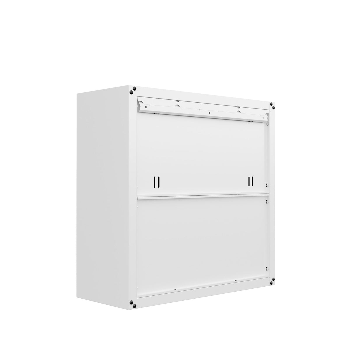 Fortress Floating Garage Cabinet in White by Manhattan Comfort at Eve Furniture