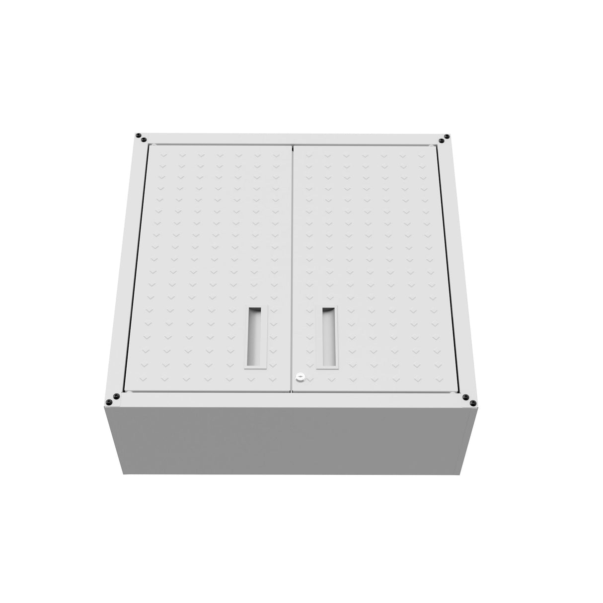Fortress Floating Garage Cabinet in White by Manhattan Comfort at Eve Furniture
