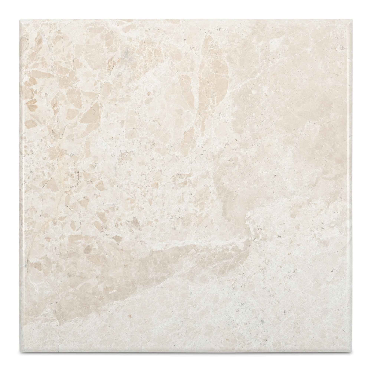 Forum Cream Beige Marble Side Table