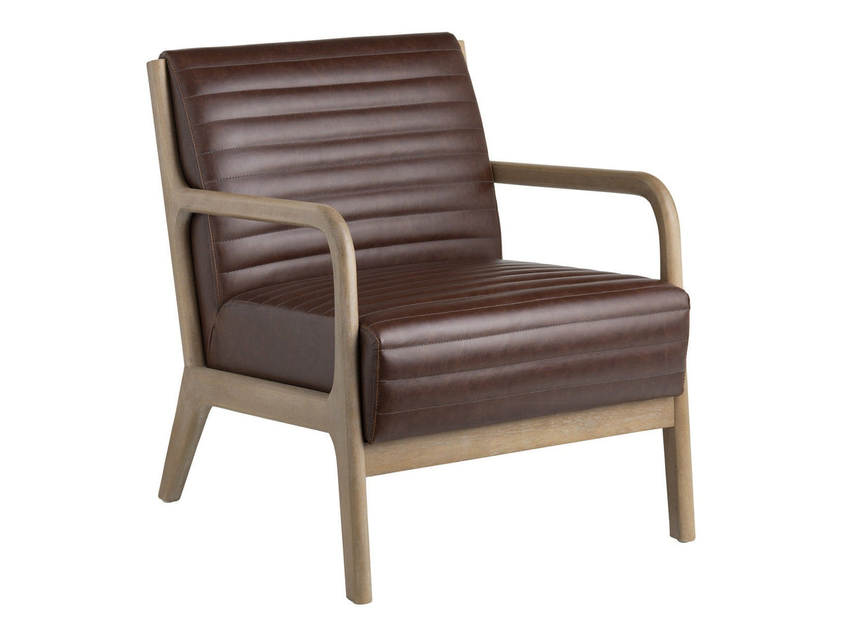 Foster Brown/Brown Accent Chair by Crestview at Eve Furniture