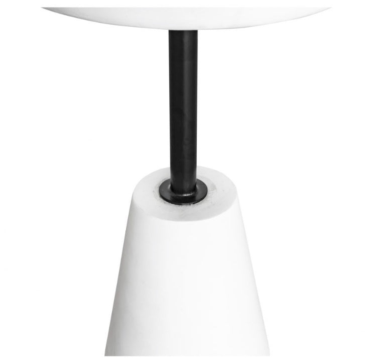 Foundation Outdoor Accent Table White by Moe's Home at Eve Furniture