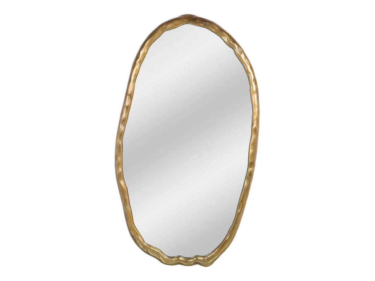 Foundry Gold Oval Mirror