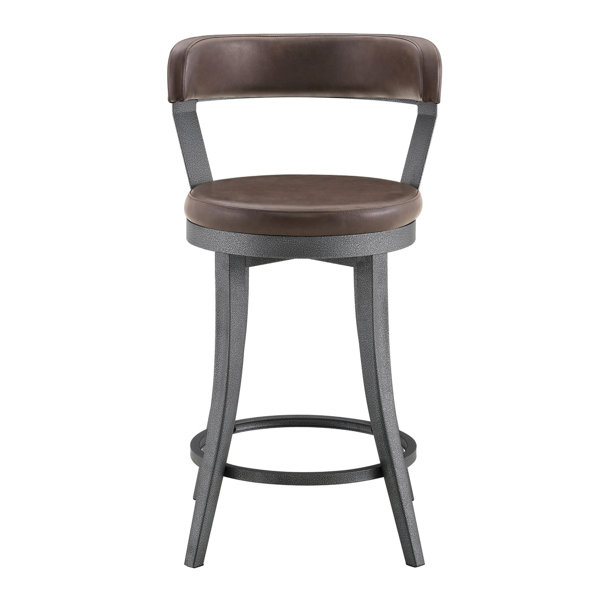 Foundry Gunmetal/Light Brown 7-Piece Counter Height Set by Homelegance at Eve Furniture