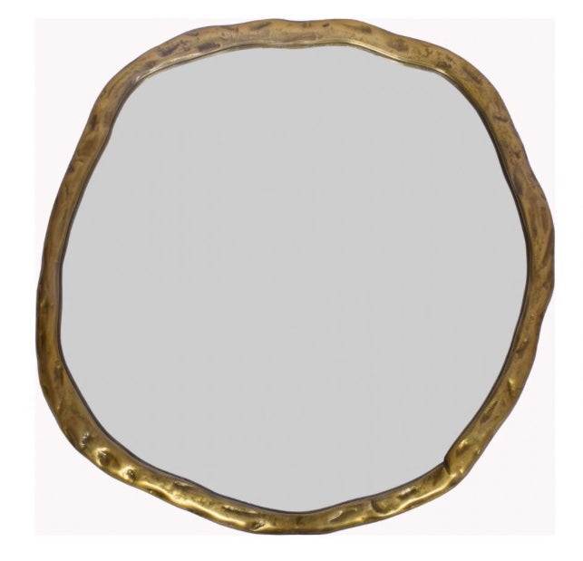 Foundry Large Mirror Gold by Moe's Home at Eve Furniture