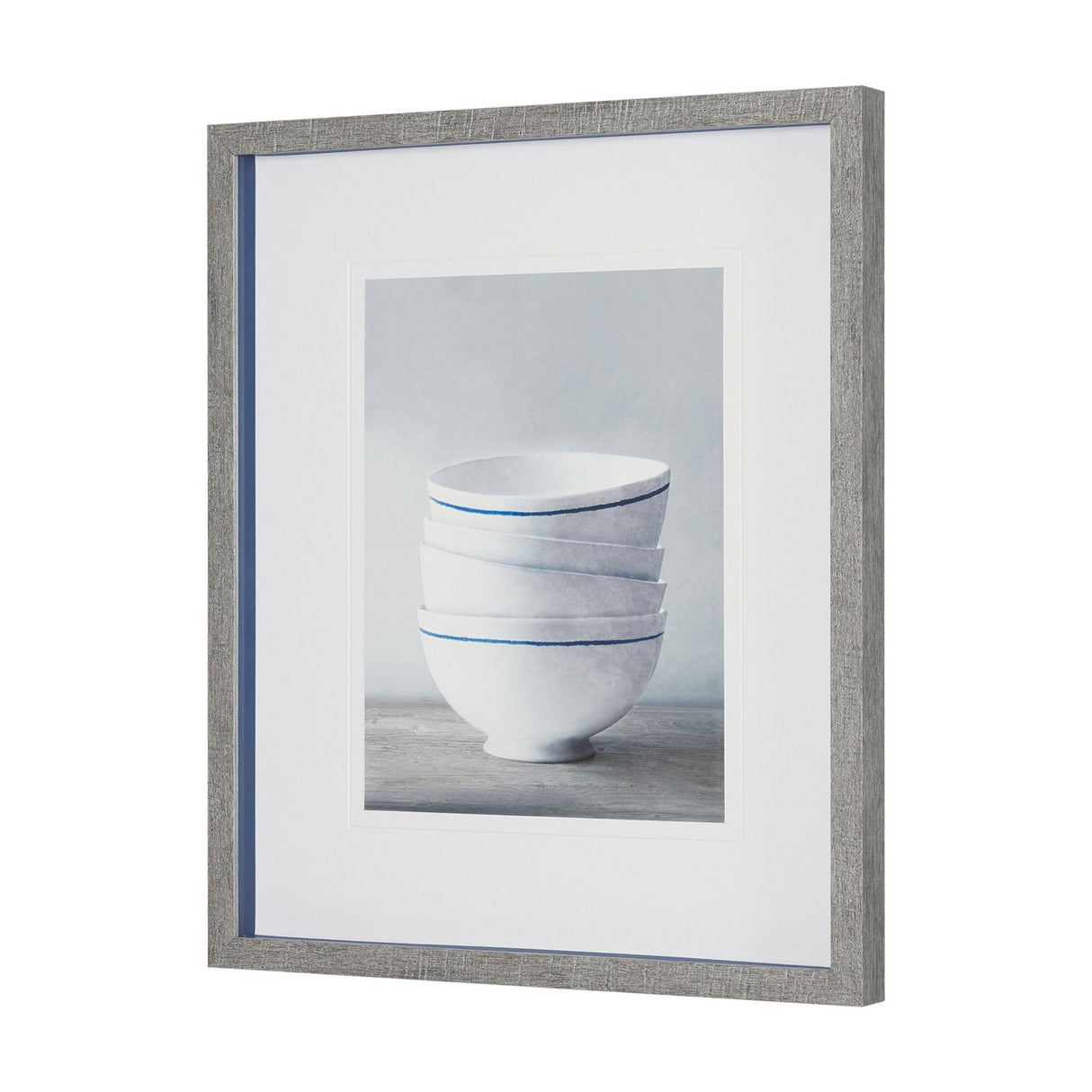 Four Artisan Bowls by Mark Chandon a Framed Art Print Matted under Glass by Mercana at Eve Furniture