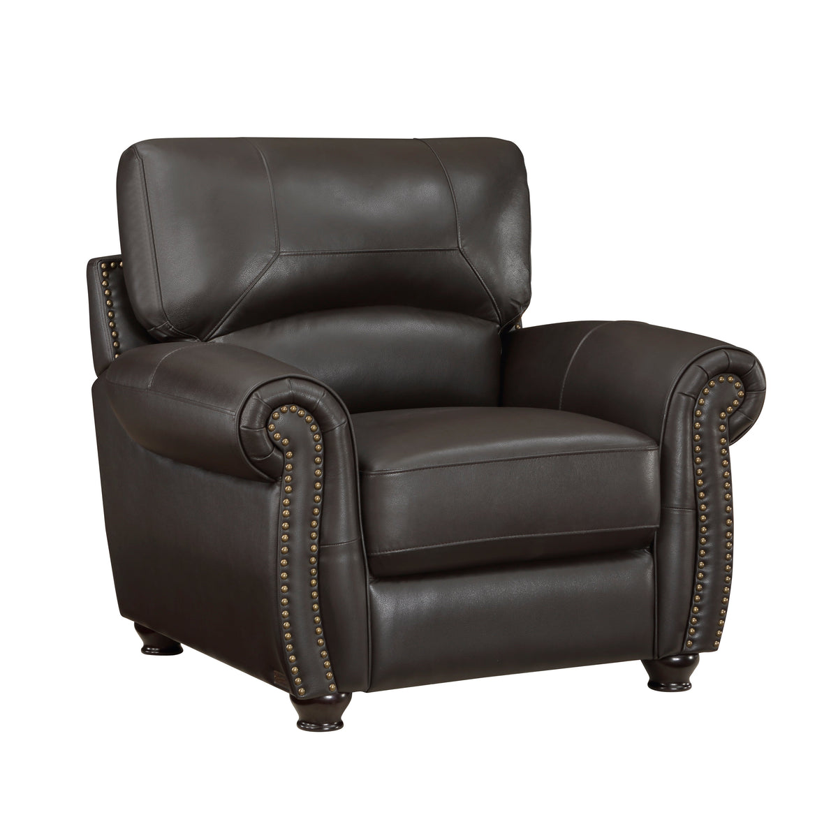 Foxborough Dark Brown Chair by Homelegance at Eve Furniture
