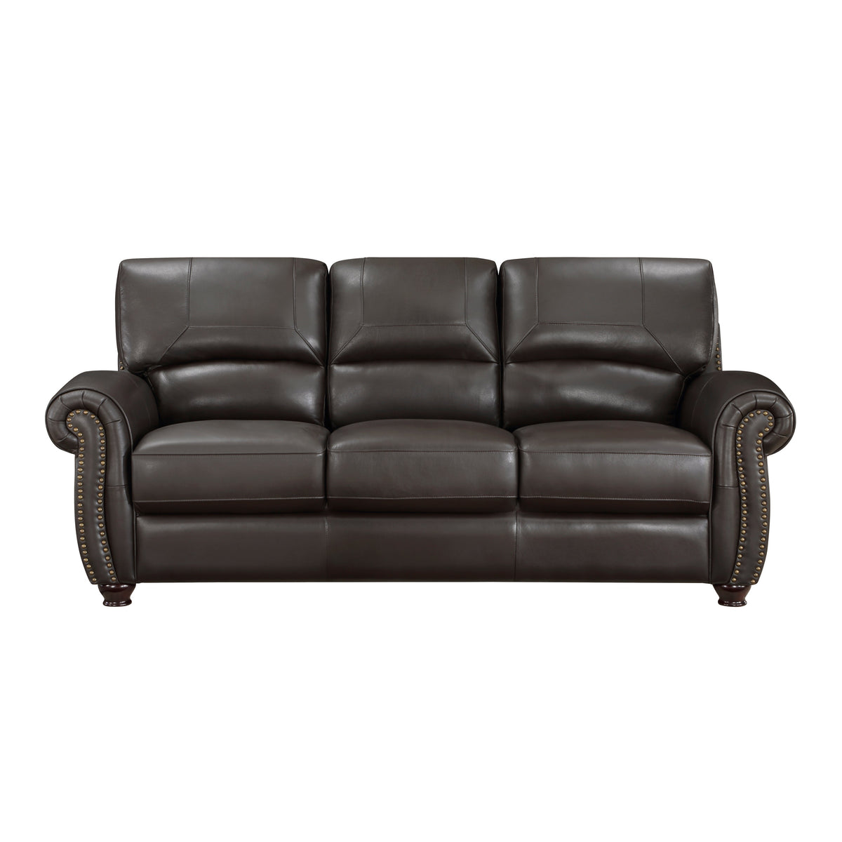 Foxborough Dark Brown Sofa by Homelegance at Eve Furniture