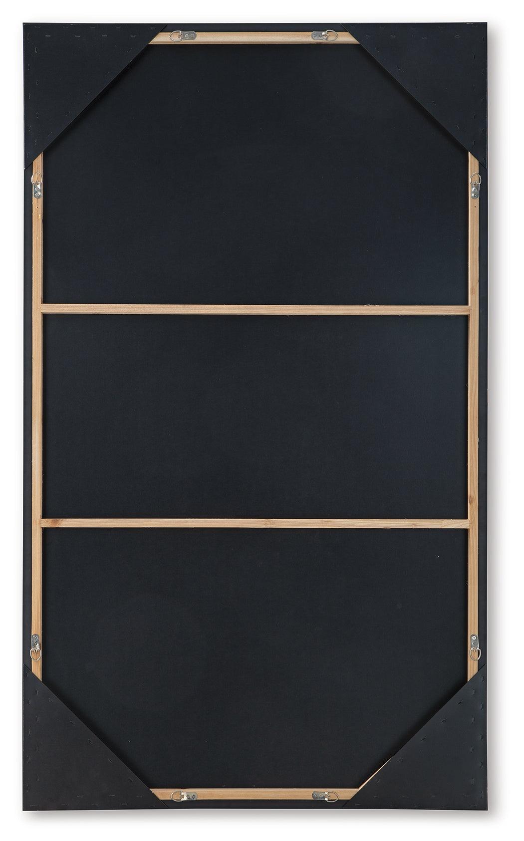 Foxenburg Blue/Amber/White Wall Art by Ashley at Eve Furniture