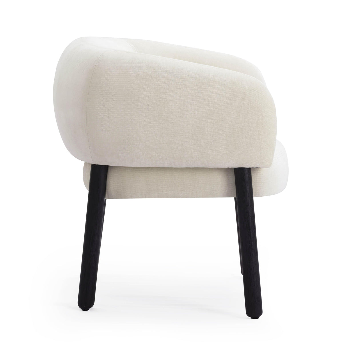 Foxy Cream Performance Basketweave Chenille Accent Chair by TOV Furniture at Eve Furniture