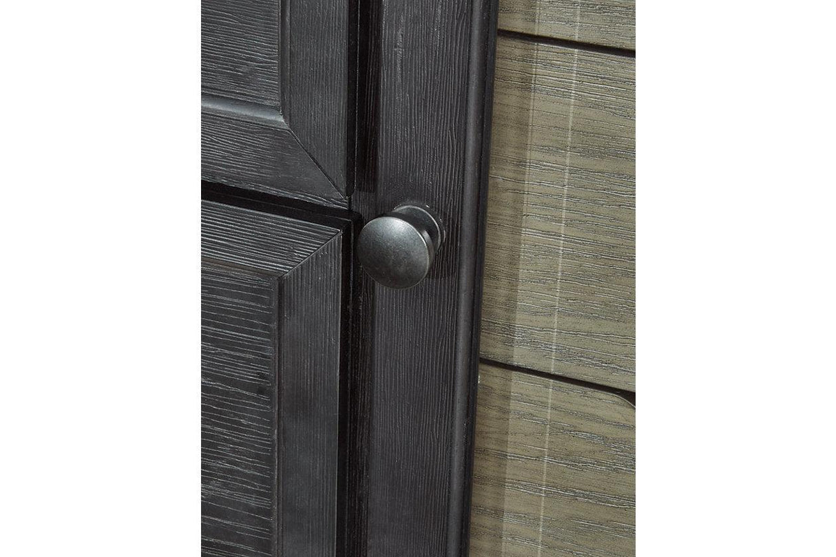 Foyland Black/Brown Dresser by Ashley at Eve Furniture