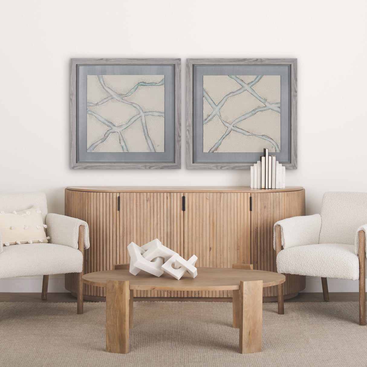 Fragment II by Studio M a handmade Original Framed Artwork under Glass by Mercana at Eve Furniture