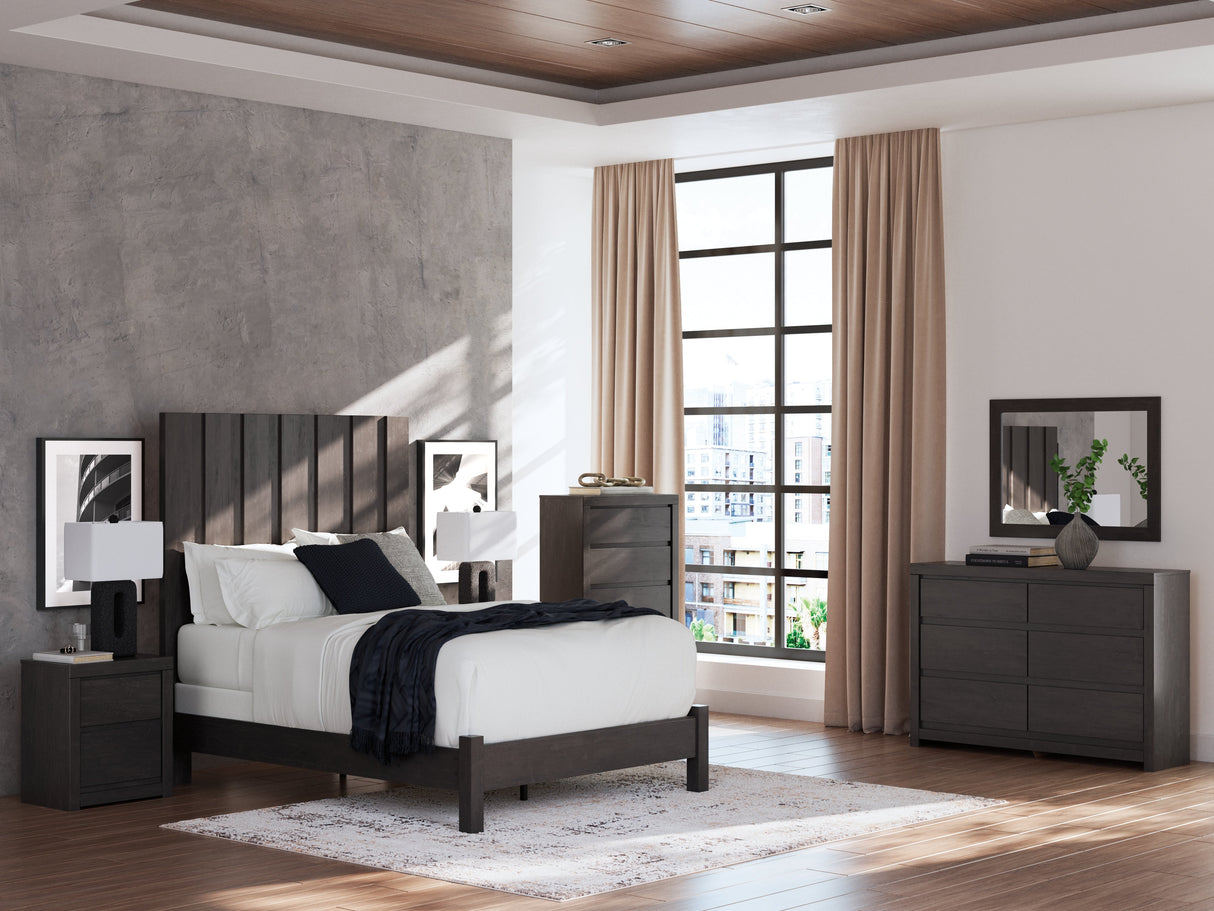 Fraluna Charcoal Dresser by Ashley at Eve Furniture