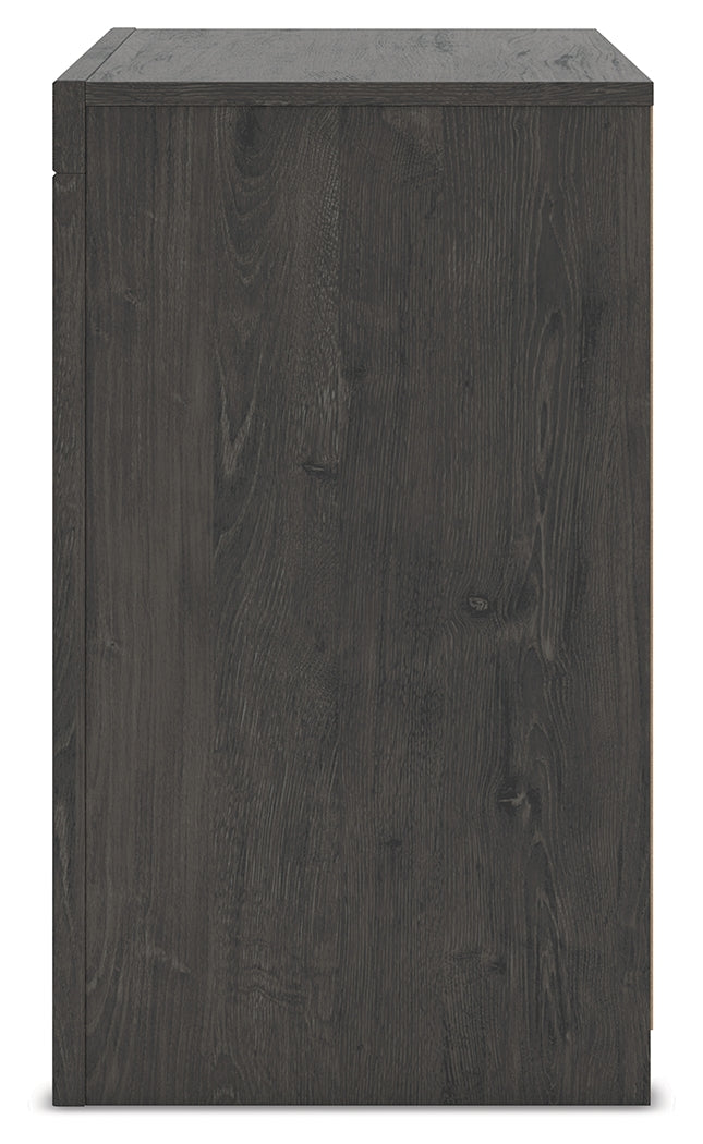 Fraluna Charcoal Nightstand by Ashley at Eve Furniture