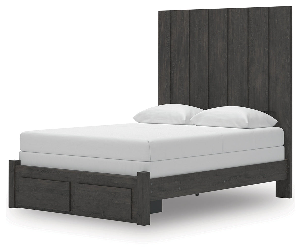 Fraluna Charcoal Queen Panel Storage Bed by Ashley at Eve Furniture