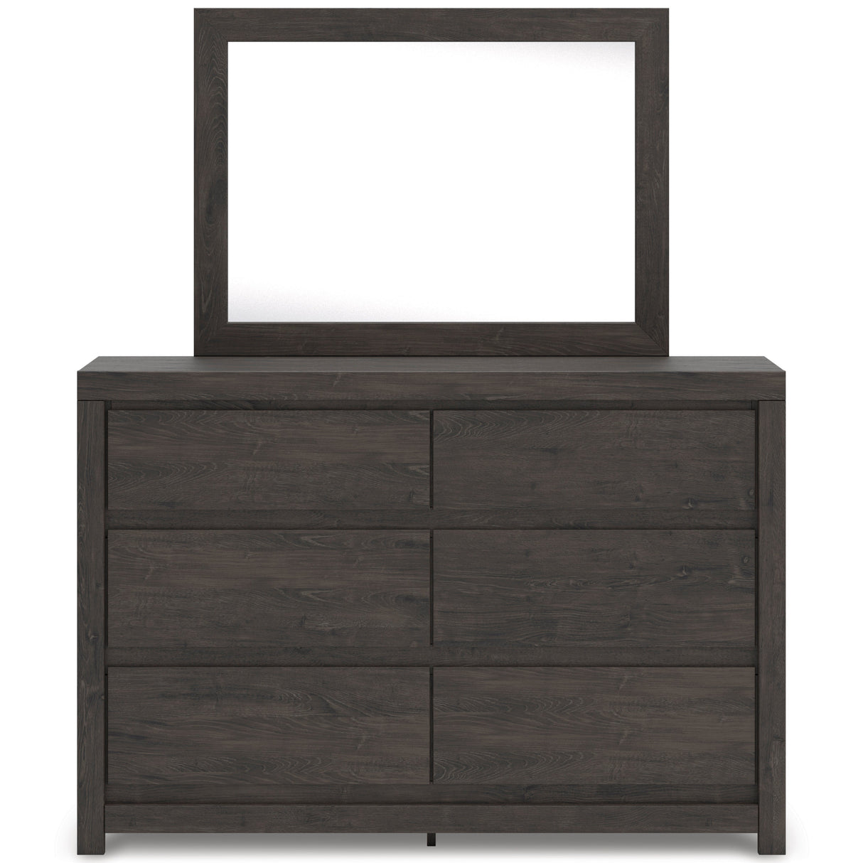 Fraluna Charcoal Storage Panel Bedroom Set with 2 Footboard Drawers by Ashley at Eve Furniture
