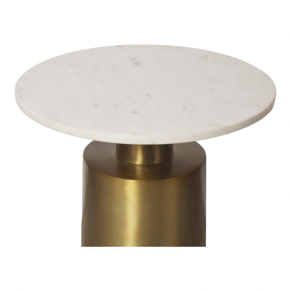 France Accent Table Gold by Moe's Home at Eve Furniture