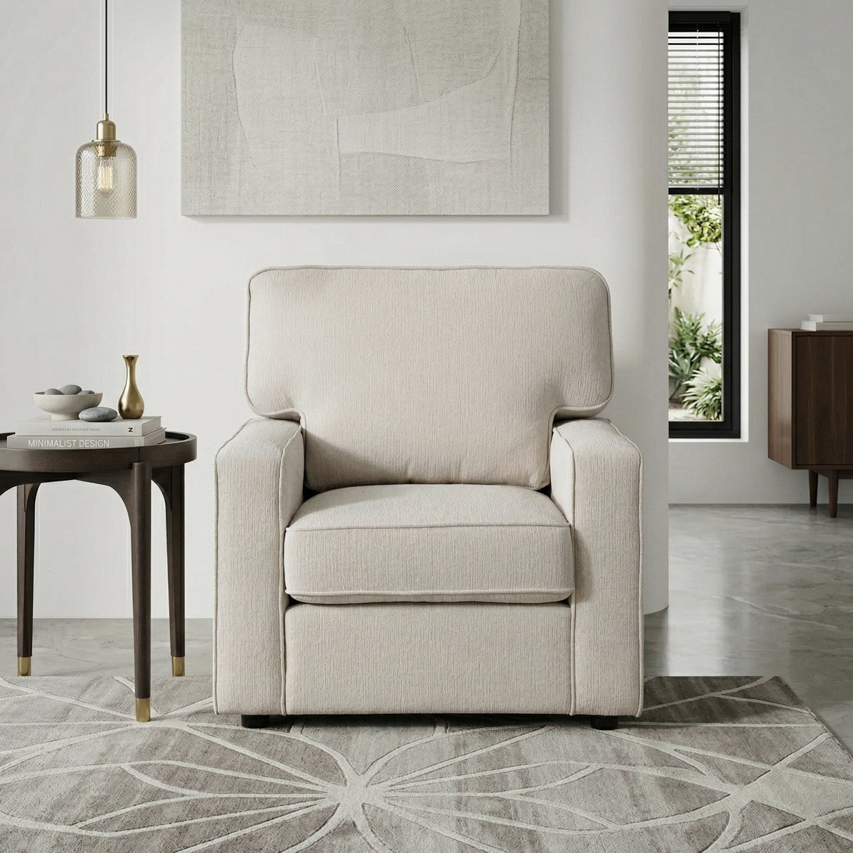 Frances Beige 2-Piece Living Room Set by Homelegance at Eve Furniture