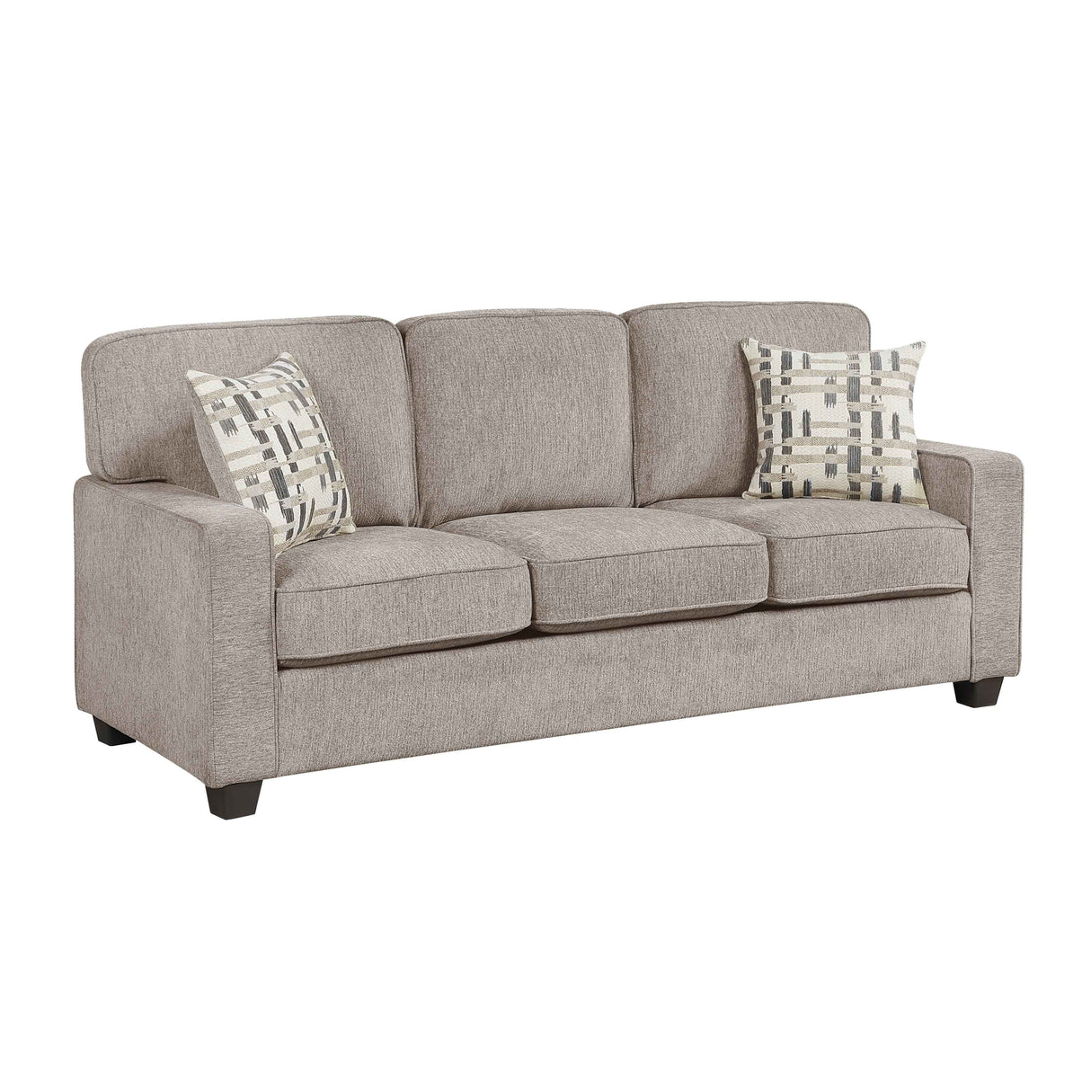 Frances Brown 3-Piece Living Room Set by Homelegance at Eve Furniture