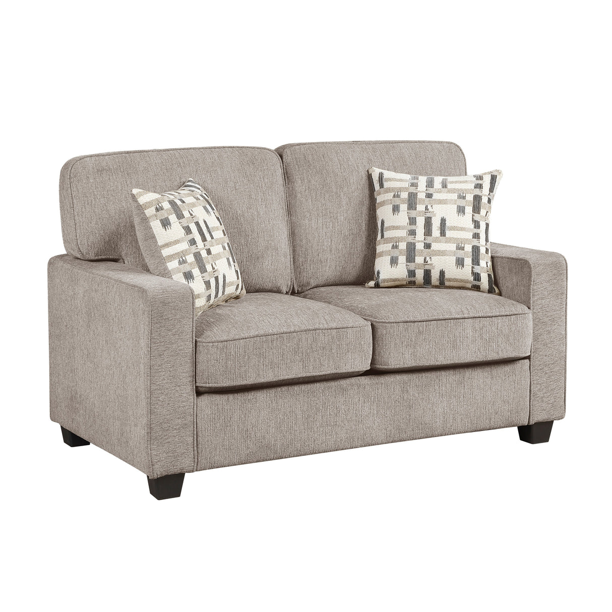 Frances Brown Loveseat by Homelegance at Eve Furniture