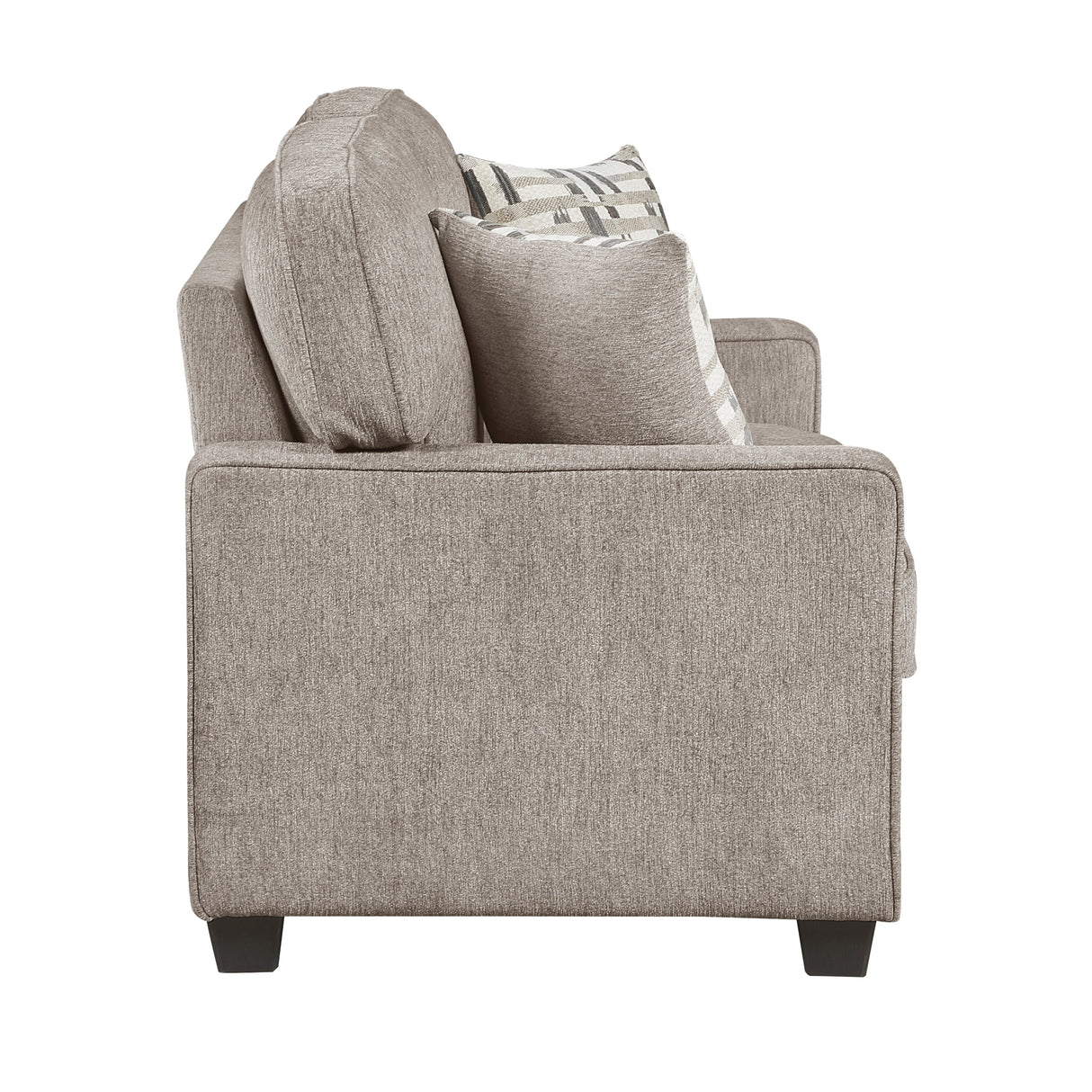 Frances Brown Sofa and Loveseat by Homelegance at Eve Furniture